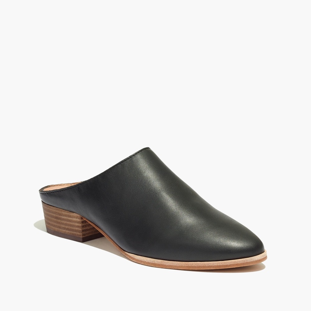 Madewell Black Leather Loafers